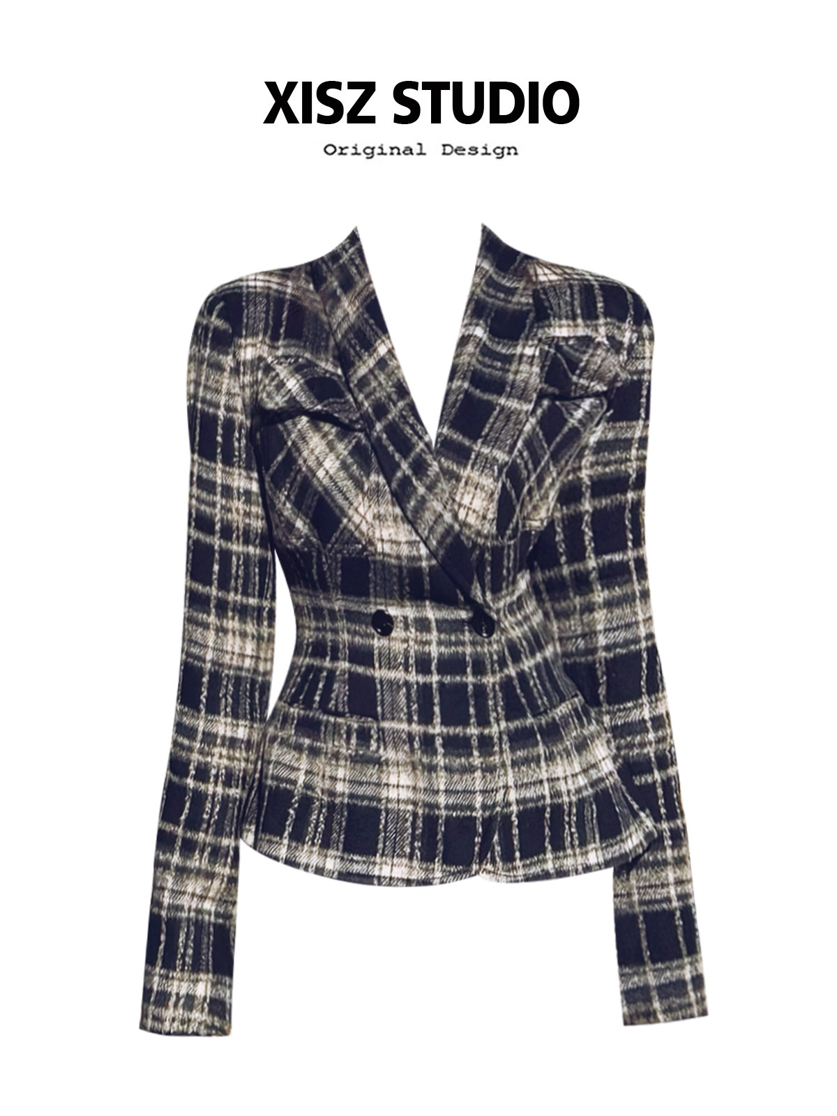 Blazer Women Oversized - Women Plaid Blazer Y2k 2000s Vintage