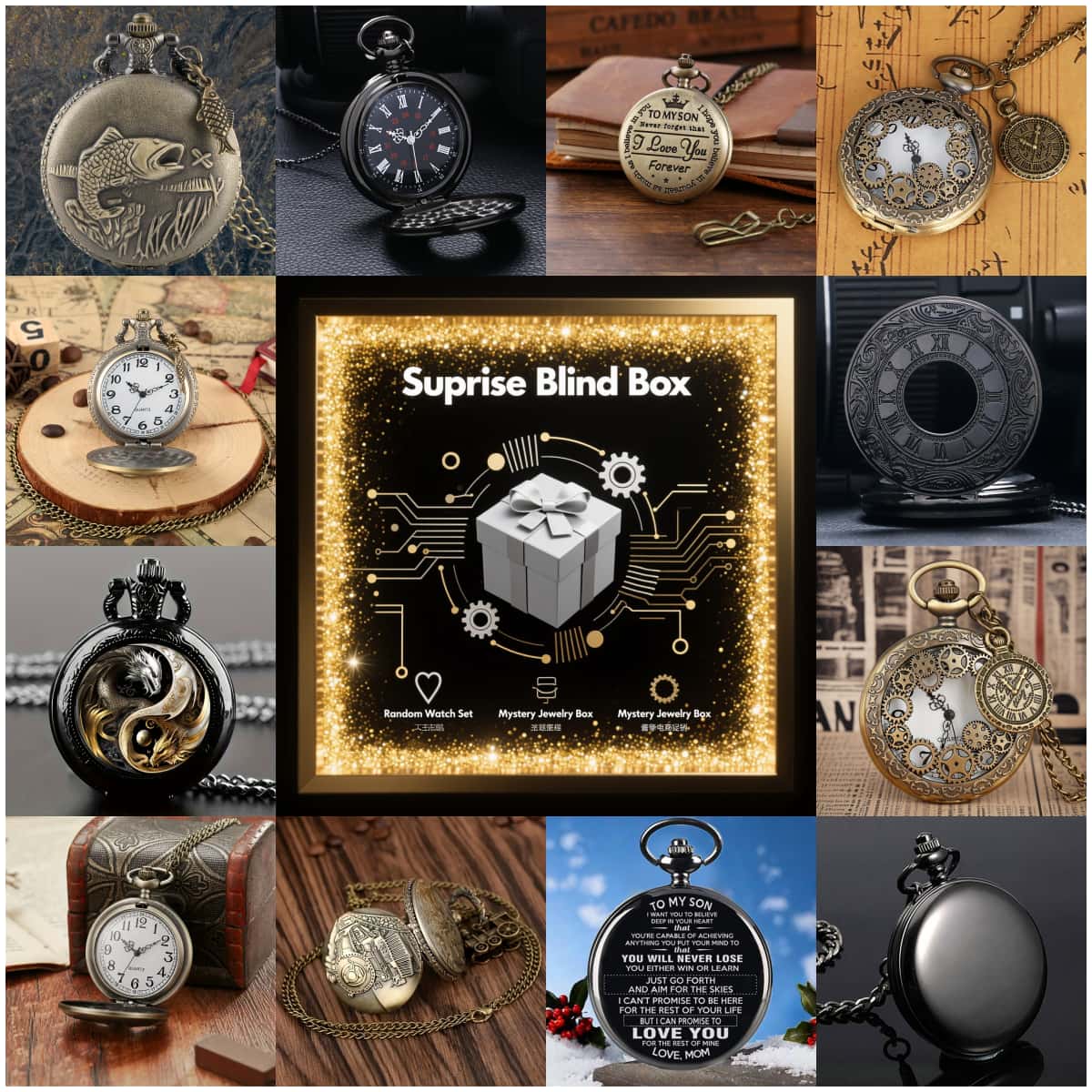 1PC Surprise Mystery Watch Bli - Fashion Women Watches 评论和价格