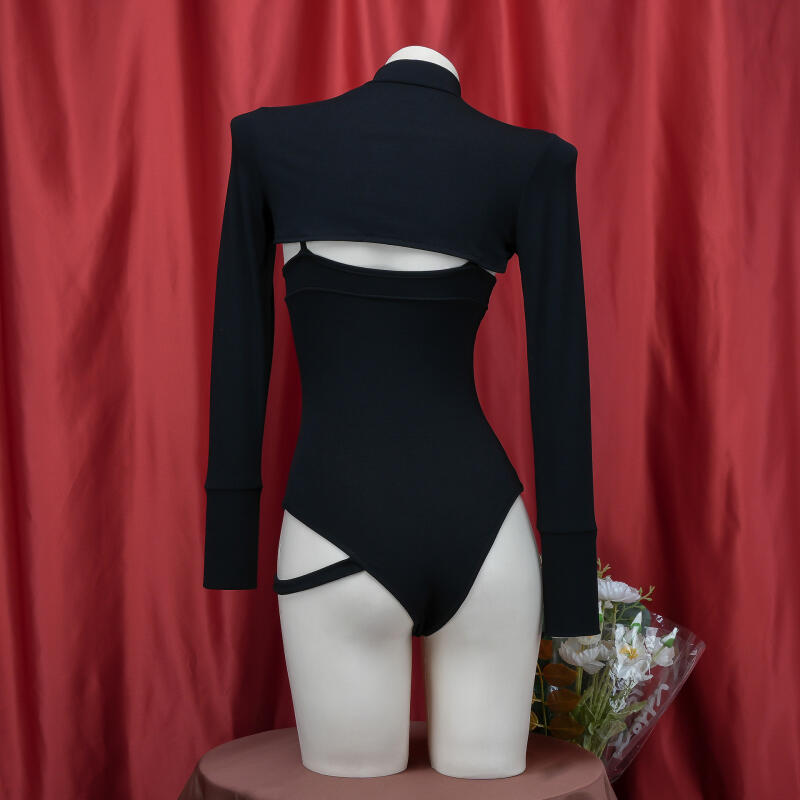 Anime Gothic  Hollow Out Sleev - Sleeveless Jumpsuit 评论和价格