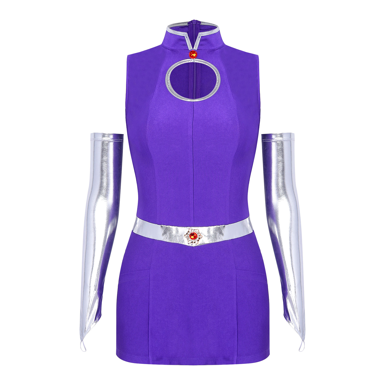 Women Warrior Halloween Cospla - Sleeveless Jumpsuit 评论和价格