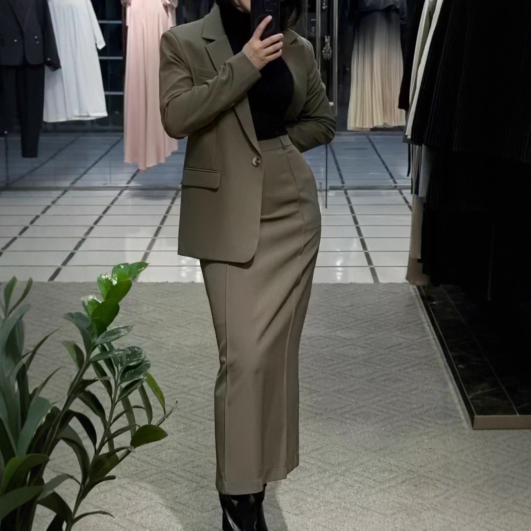 Allingentle Skirt Suit Women's - Women'S Fashion Blazer 评论和价格