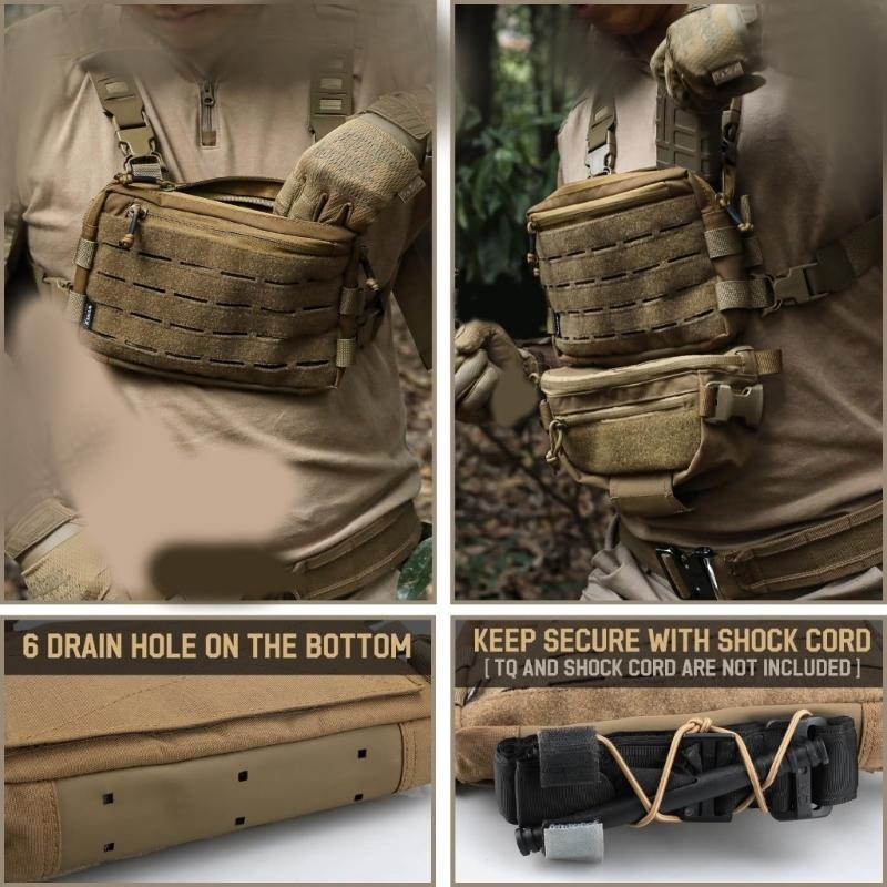 X7XC Tacticals Chest Rig Pack  - Women'S Fashion Utility Vest 评论和价格