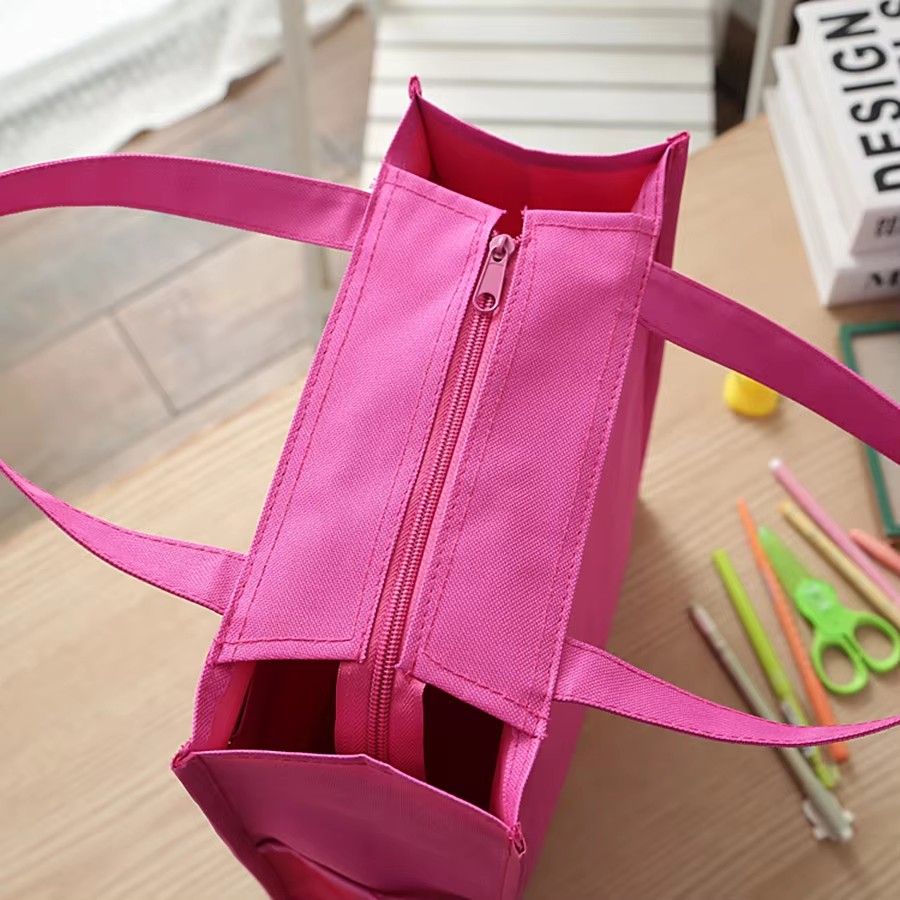 Portable waterproof lunch bag  - Canvas Tote Bag 评论和价格