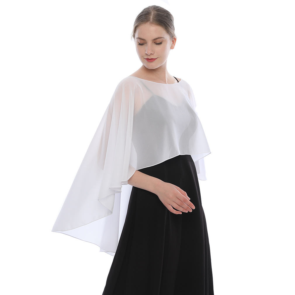 Women's Chiffon Shawl Lightwei - Wrap Blouse Chiffon 评论和价格