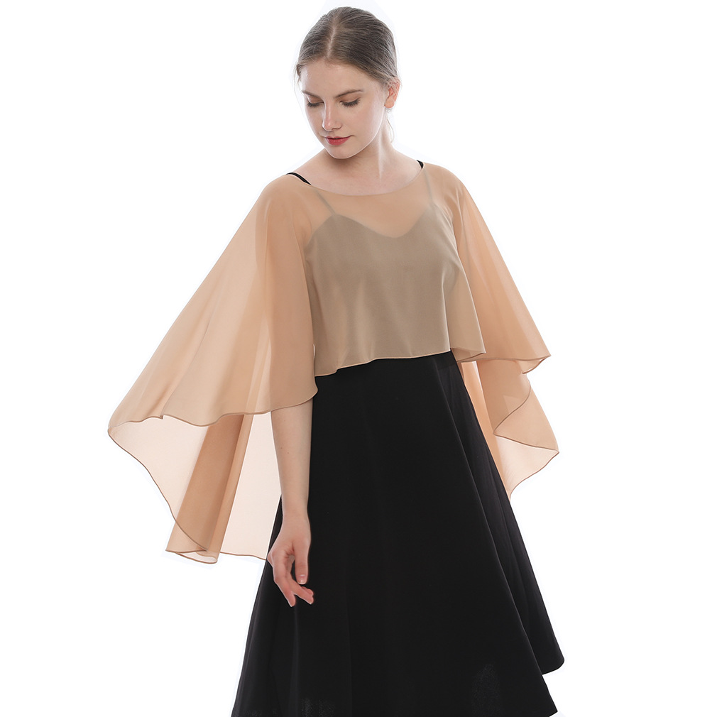 Women's Chiffon Shawl Lightwei - Wrap Blouse Chiffon 评论和价格