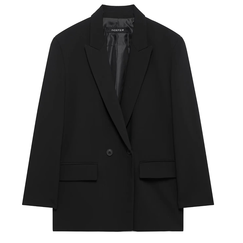 HXAO Blazers For Women Black G - Blazer Women Oversized 评论和价格