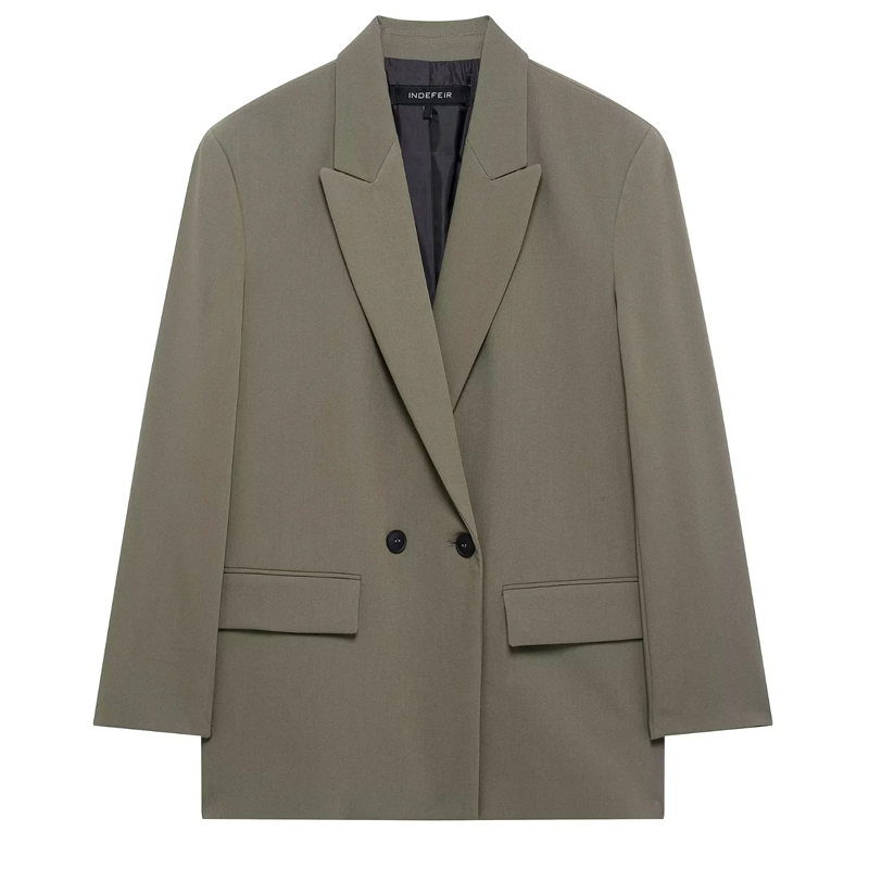 HXAO Blazers For Women Black G - Blazer Women Oversized 评论和价格