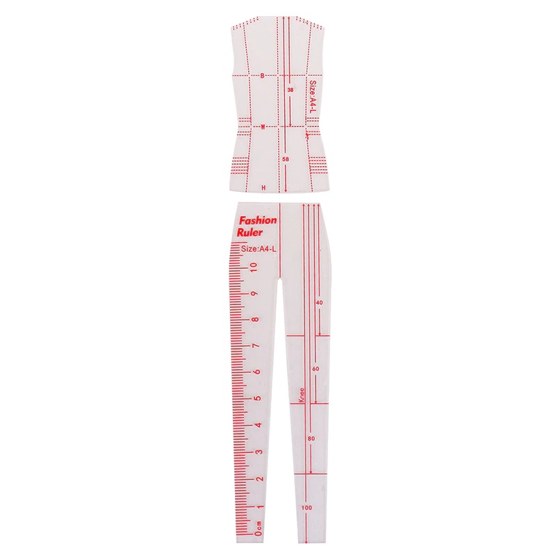 1 Set Women Fashion Drawing Ru - Women Fashion Figure Template 评论和价格