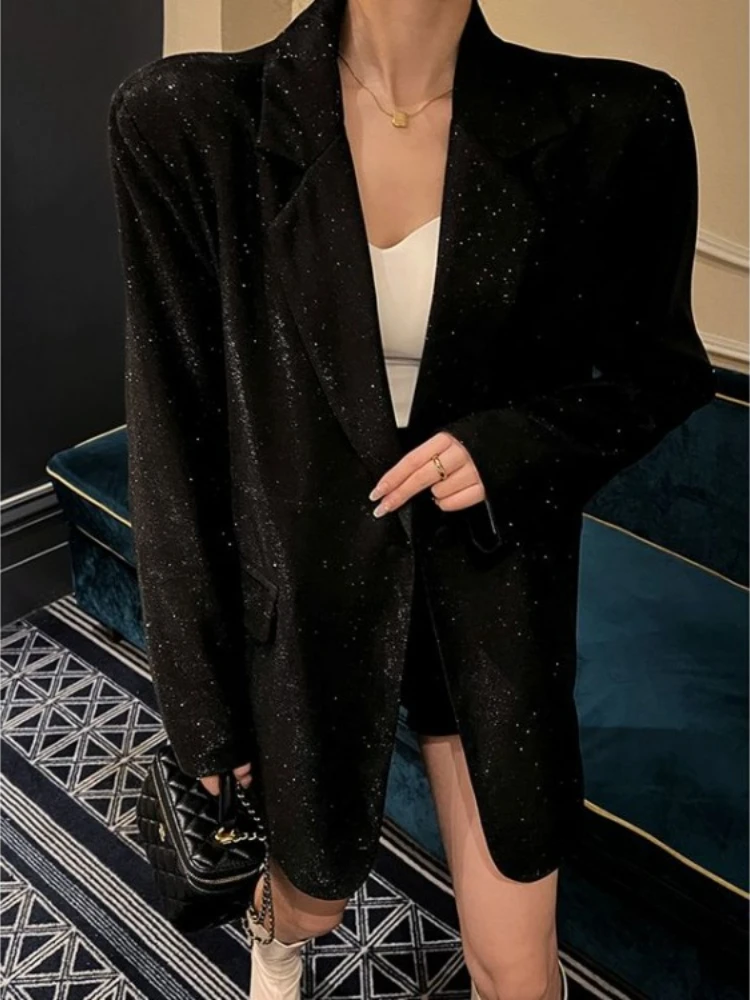Korean Oversized Jackets 2025  - Blazer Women Oversized 评论和价格