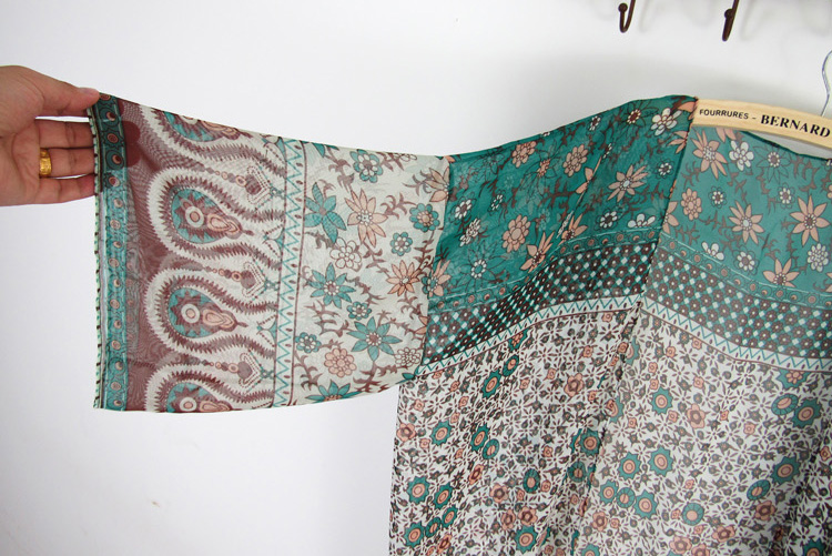TEELYNN Chiffon Floral Print K - Wrap Blouse Chiffon 评论和价格