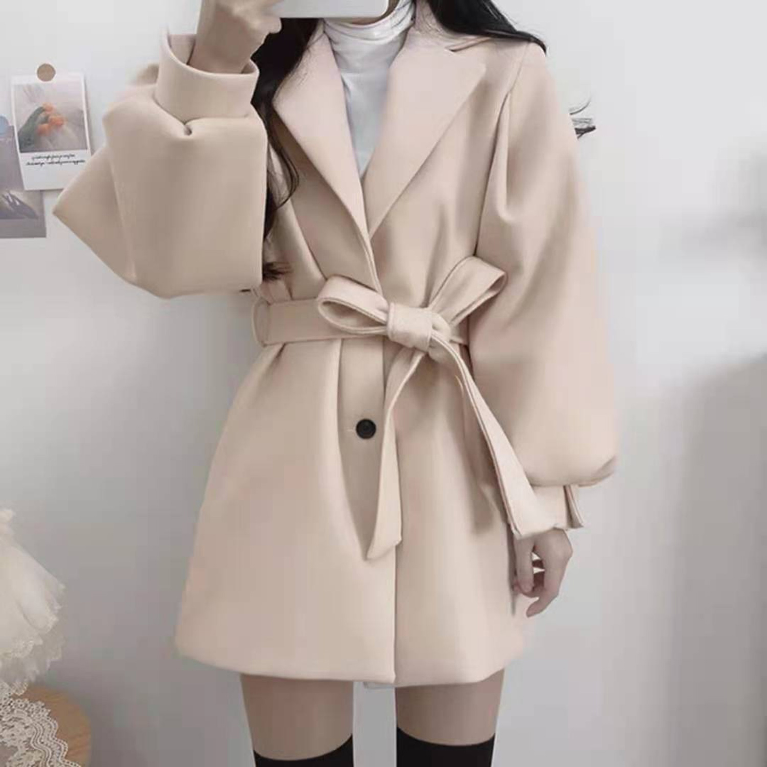 Allingentle Ivory Women's Blaz - Women'S Fashion Blazer 评论和价格
