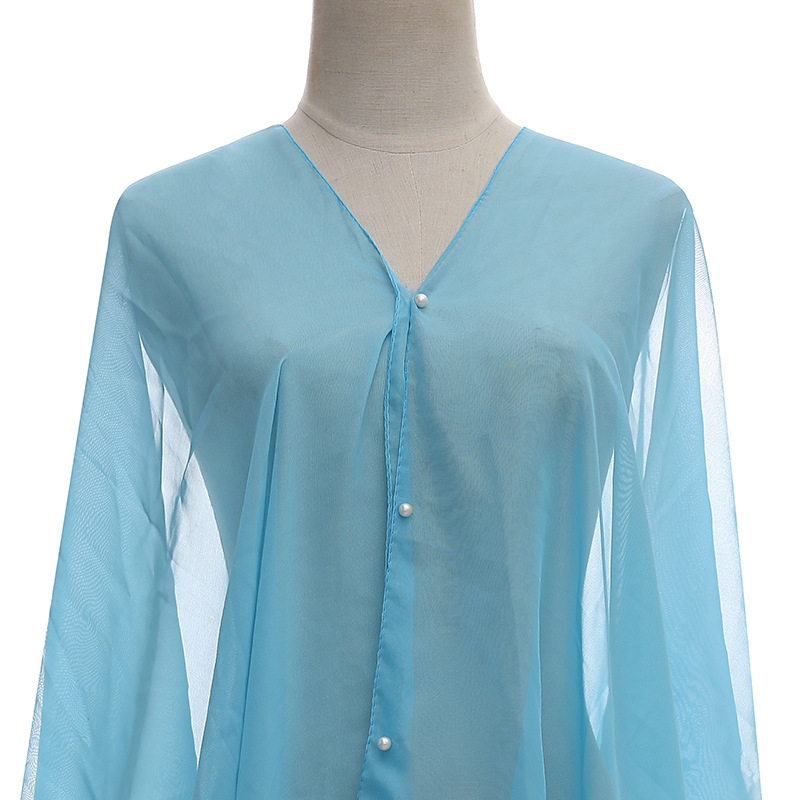 Women Sun Protection Shawl for - Wrap Blouse Chiffon 评论和价格