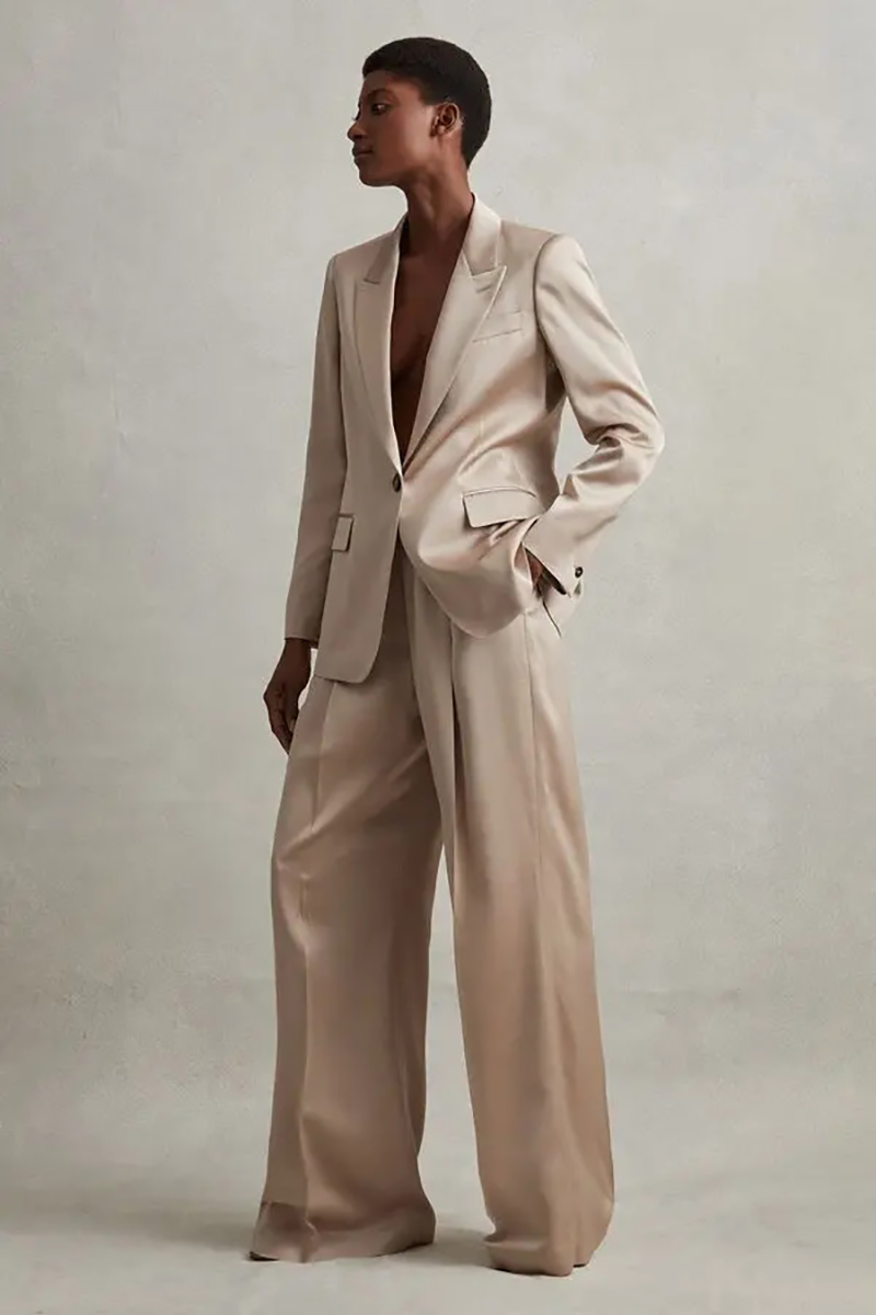 Allingentle Silk Satin Women S - Blazer Women Oversized 评论和价格
