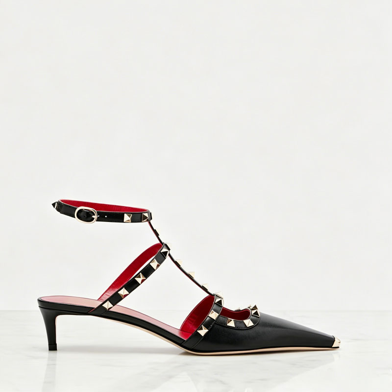 2026 Women's Rivet Low Heel Sq - Women Fashion Show 评论和价格