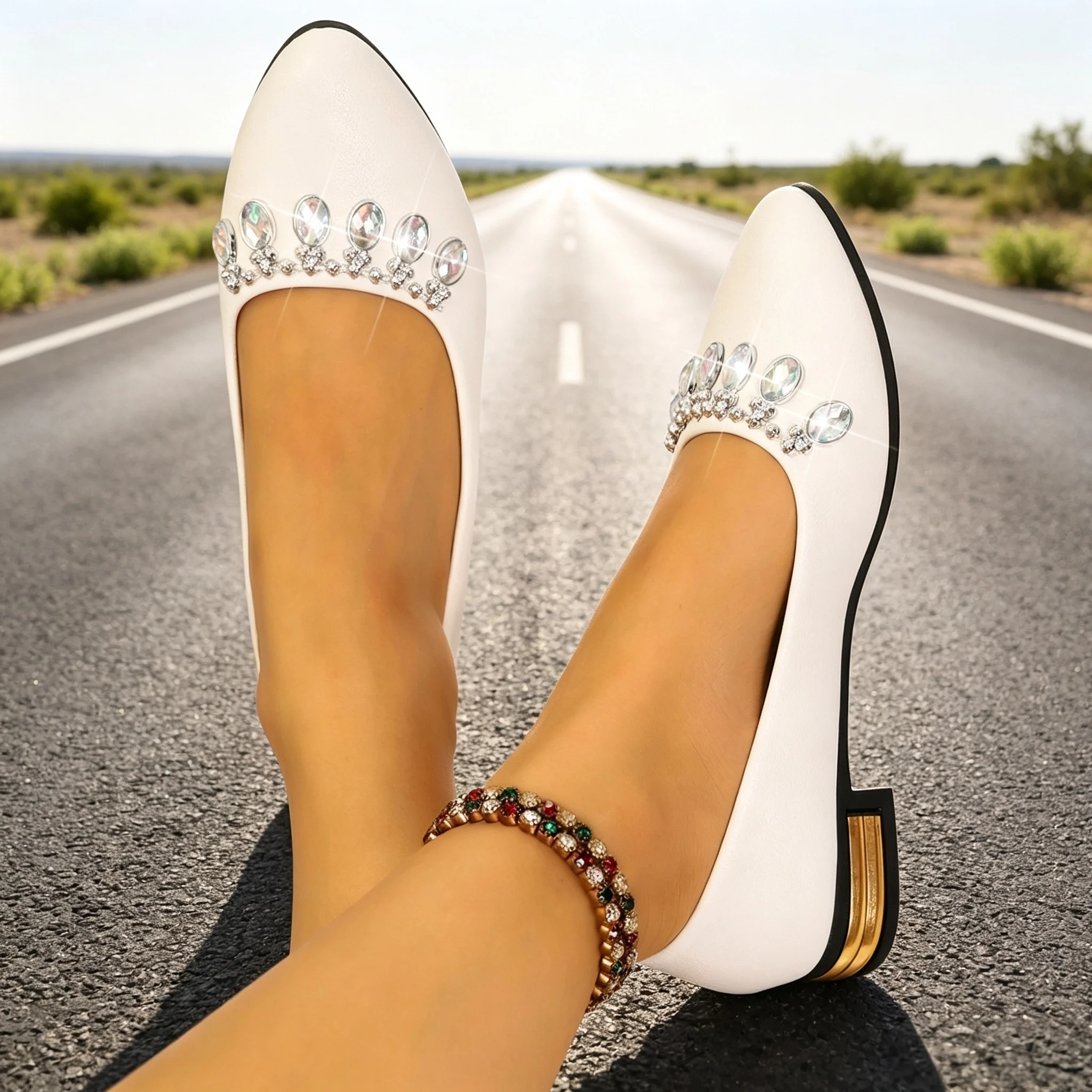 Women Flats Pointed Toe Ballet - Women Fashion Show 评论和价格