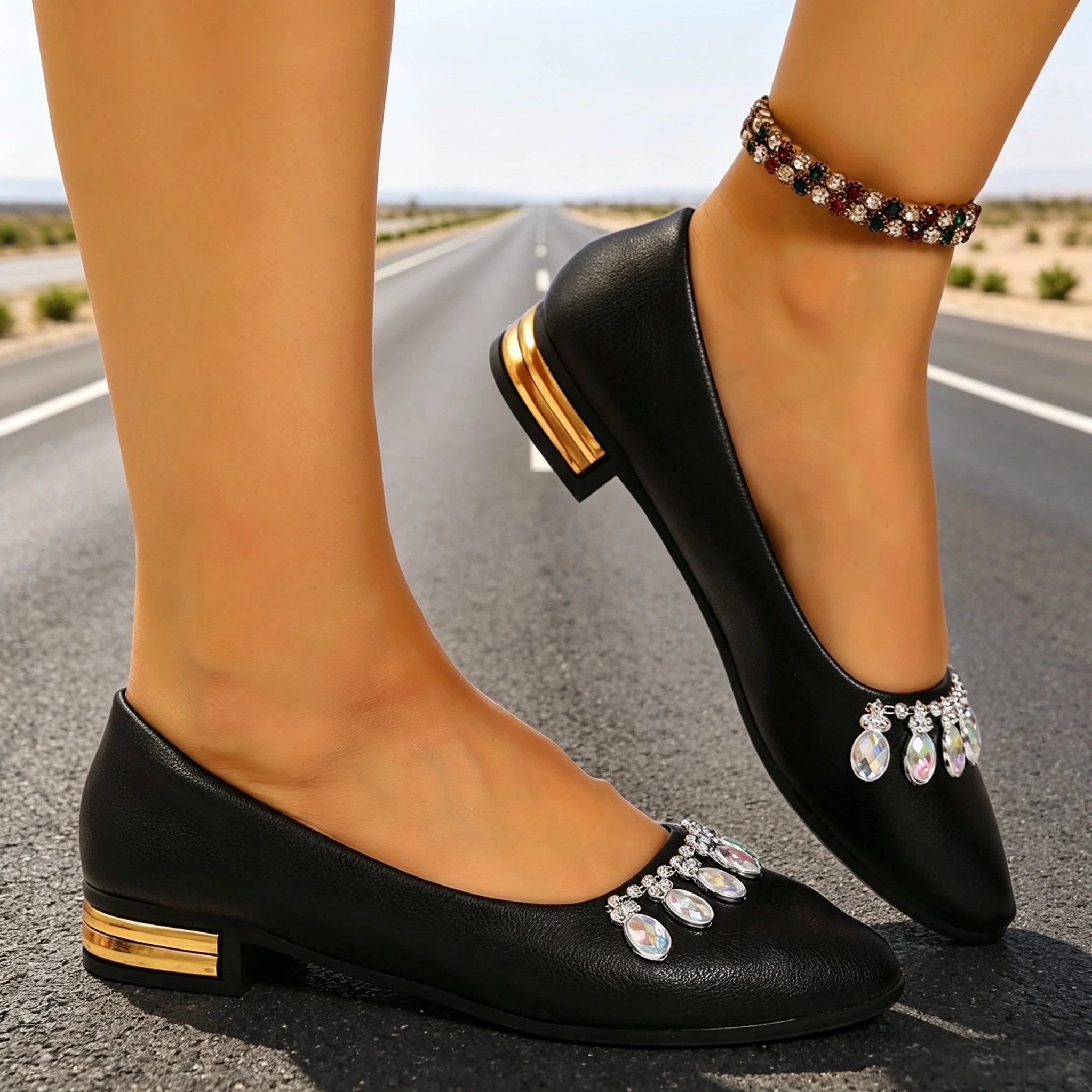 Women Flats Pointed Toe Ballet - Women Fashion Show 评论和价格
