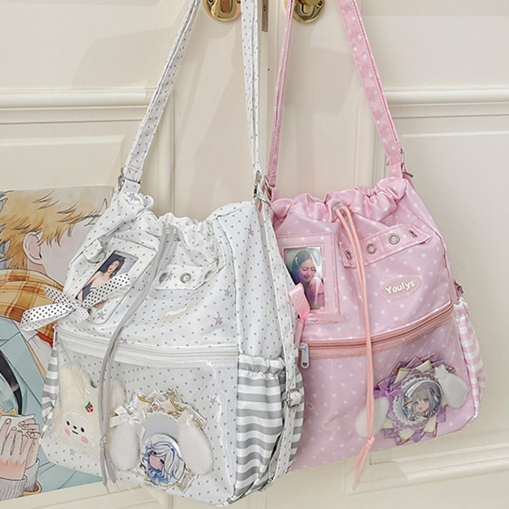 Cute Polka Dot Pattern Ita Bac - Canvas Tote Bag 评论和价格