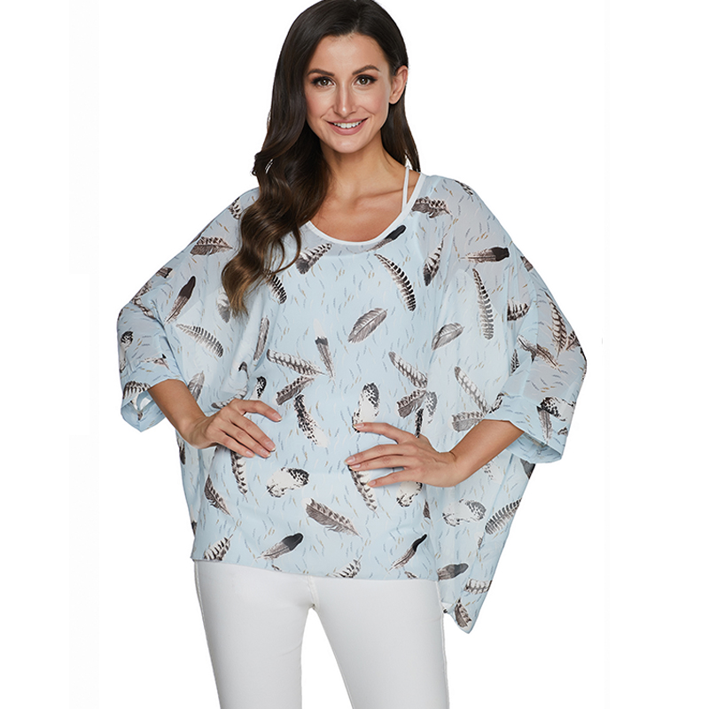 BHflutter camisas mujer 2020 W - Wrap Blouse Chiffon 评论和价格