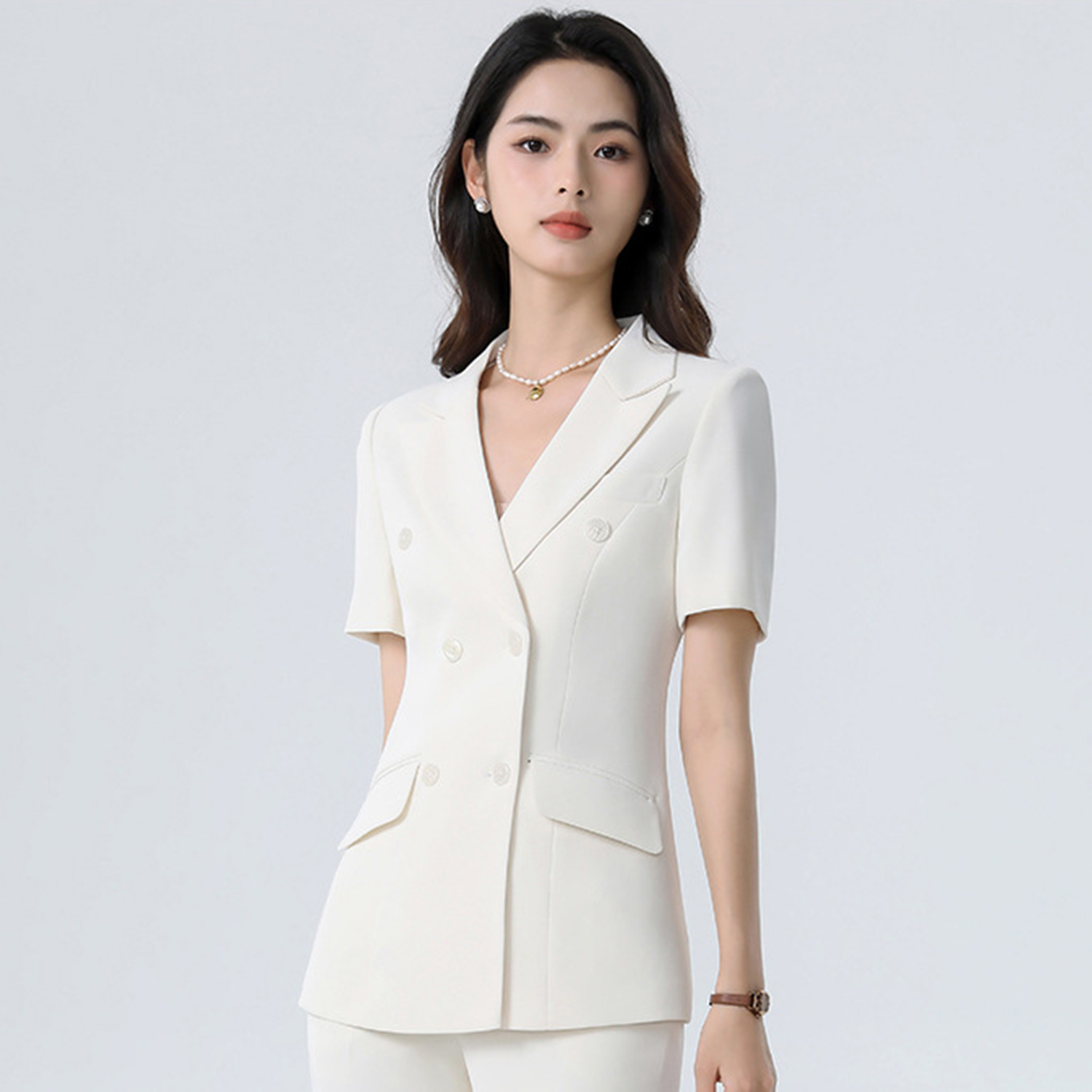 Allingentle White Women's Suit - Women'S Fashion Blazer 评论和价格