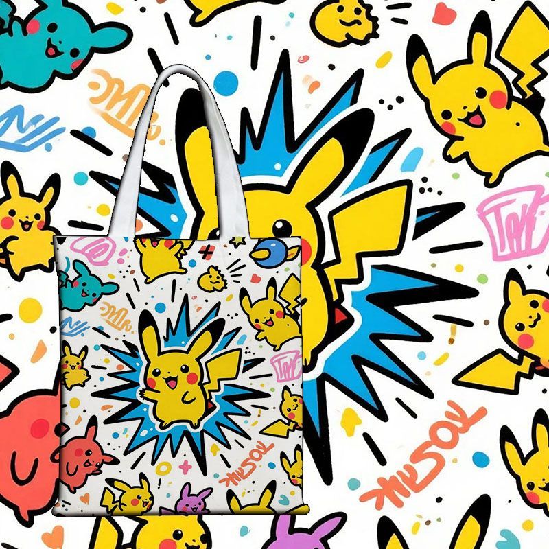 Pokémon Cute Canvas Bag Canvas - Canvas Tote Bag 评论和价格