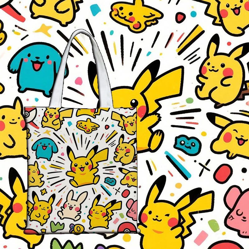 Pokémon Cute Canvas Bag Canvas - Canvas Tote Bag 评论和价格
