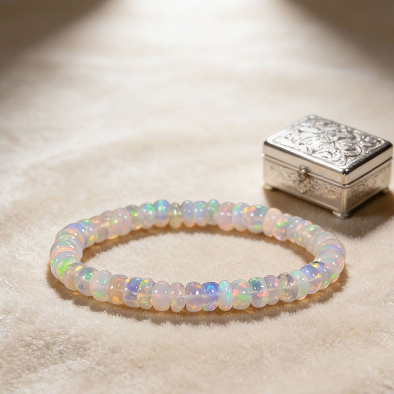 New Natural Opal Bracelet for  - New Balance Fashion Women 评论和价格