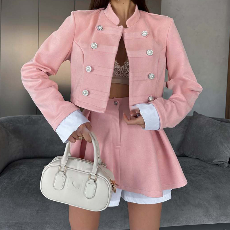 Casual Stand Collar Women's Co - Women'S Fashion Blazer 评论和价格