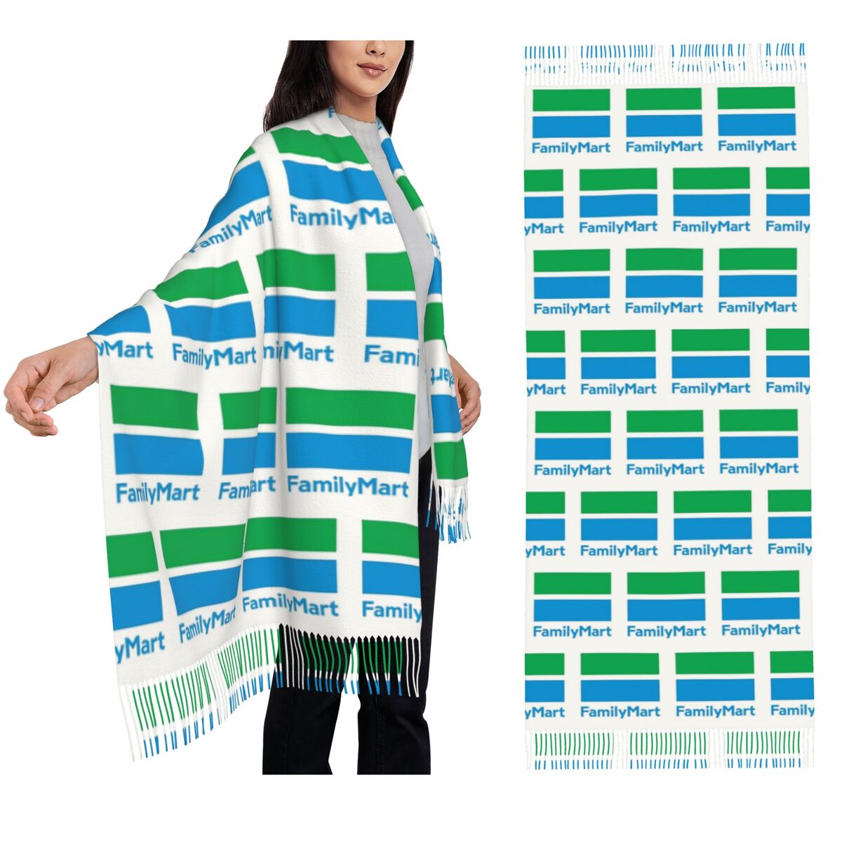 Family Mart Scarf Tassel Scarv - Women'S Fashion Mart 评论和价格