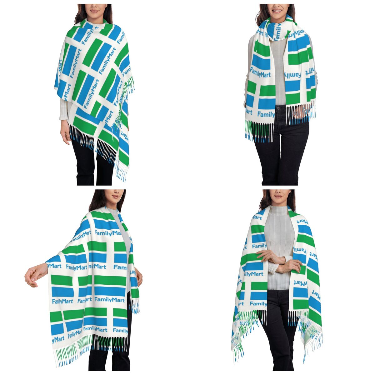 Family Mart Scarf Tassel Scarv - Women'S Fashion Mart 评论和价格