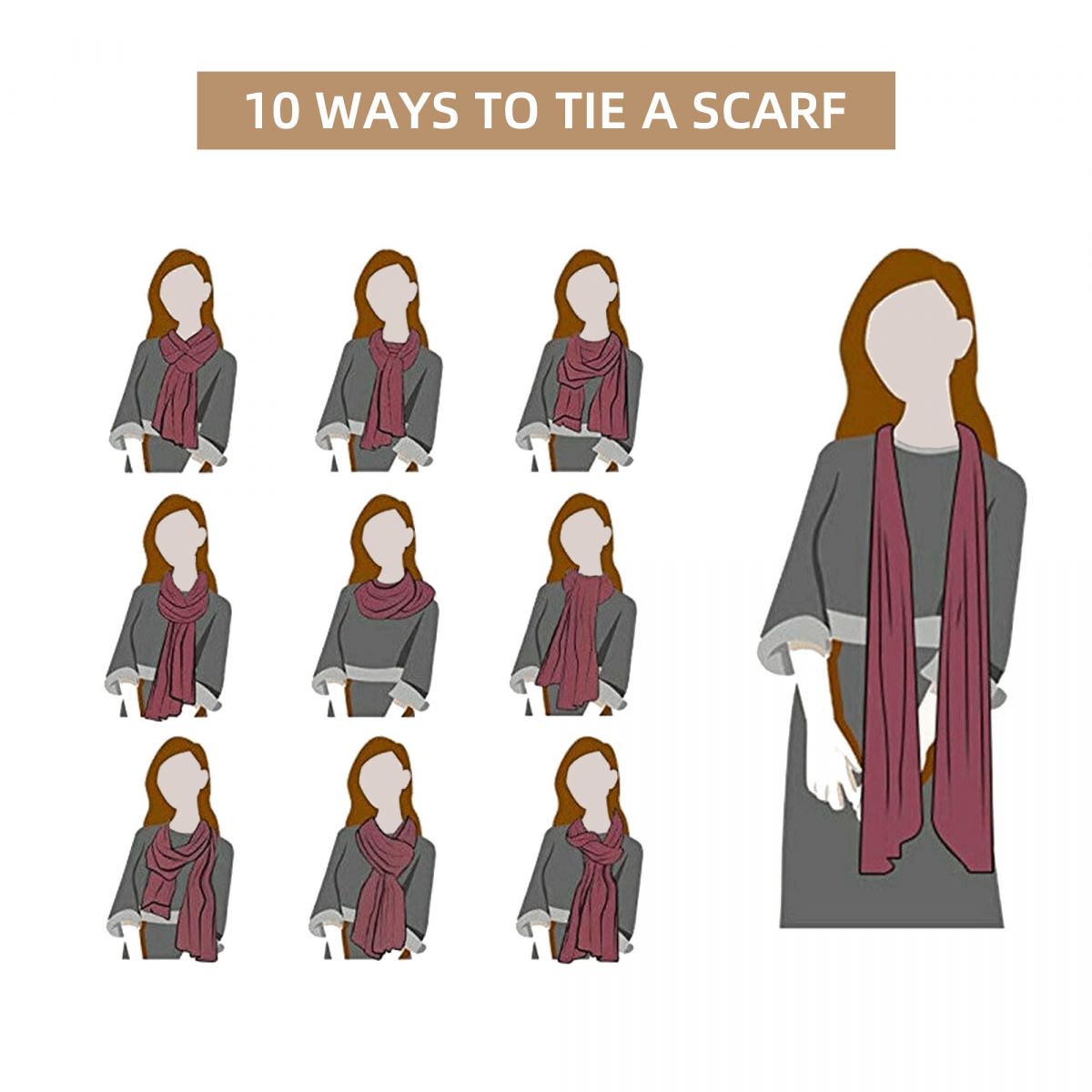 Family Mart Scarf Tassel Scarv - Women'S Fashion Mart 评论和价格