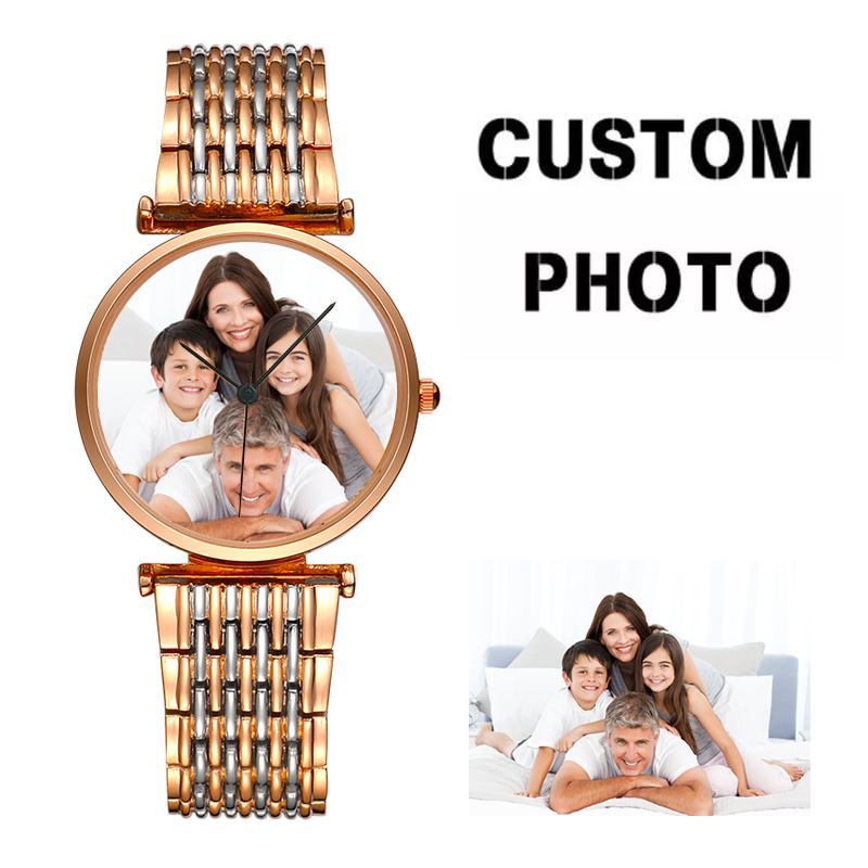 Women Watch Custom Dial Photo  - Fashion Women Watches 评论和价格